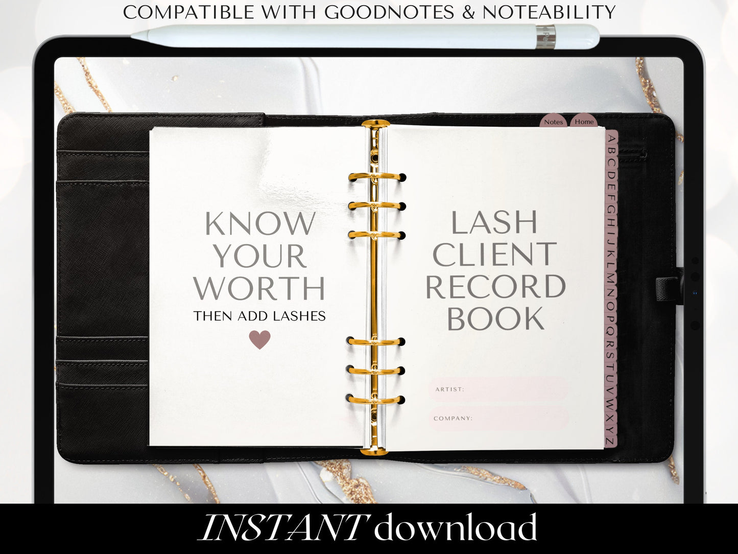 Lash Client Record Book Digital Lash Consent Form Digital Lash Tech Client Record Lash Extension Consent Form Lash Aftercare Client Record