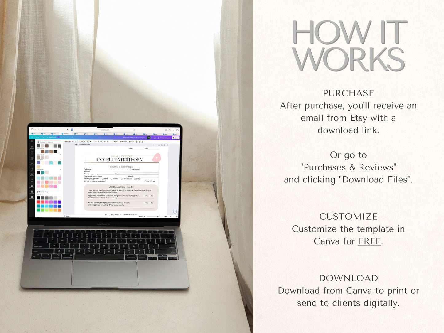 Boho Invoice Template