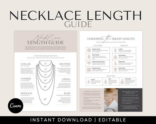 Necklace Length Guide