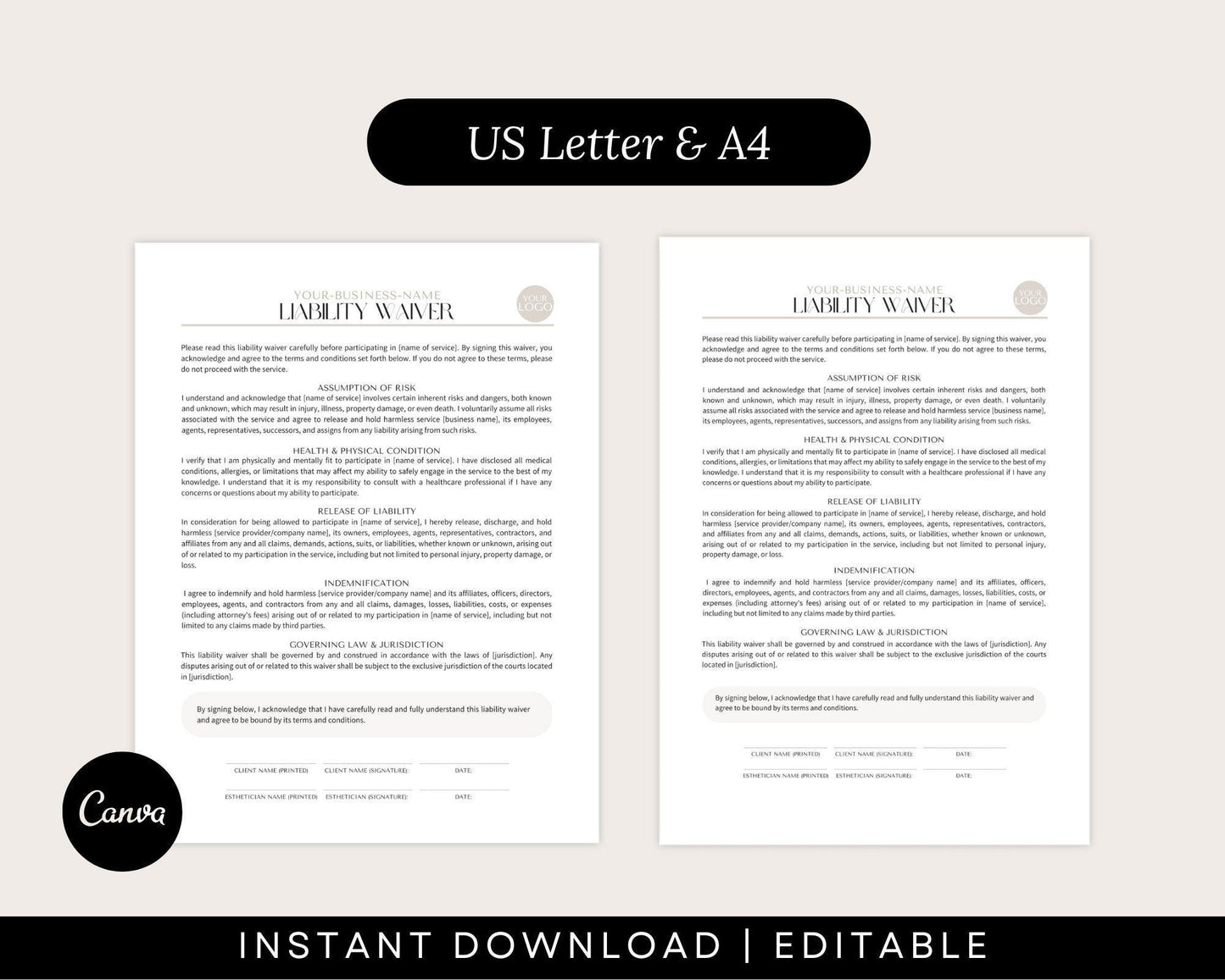 Liability Waiver Form