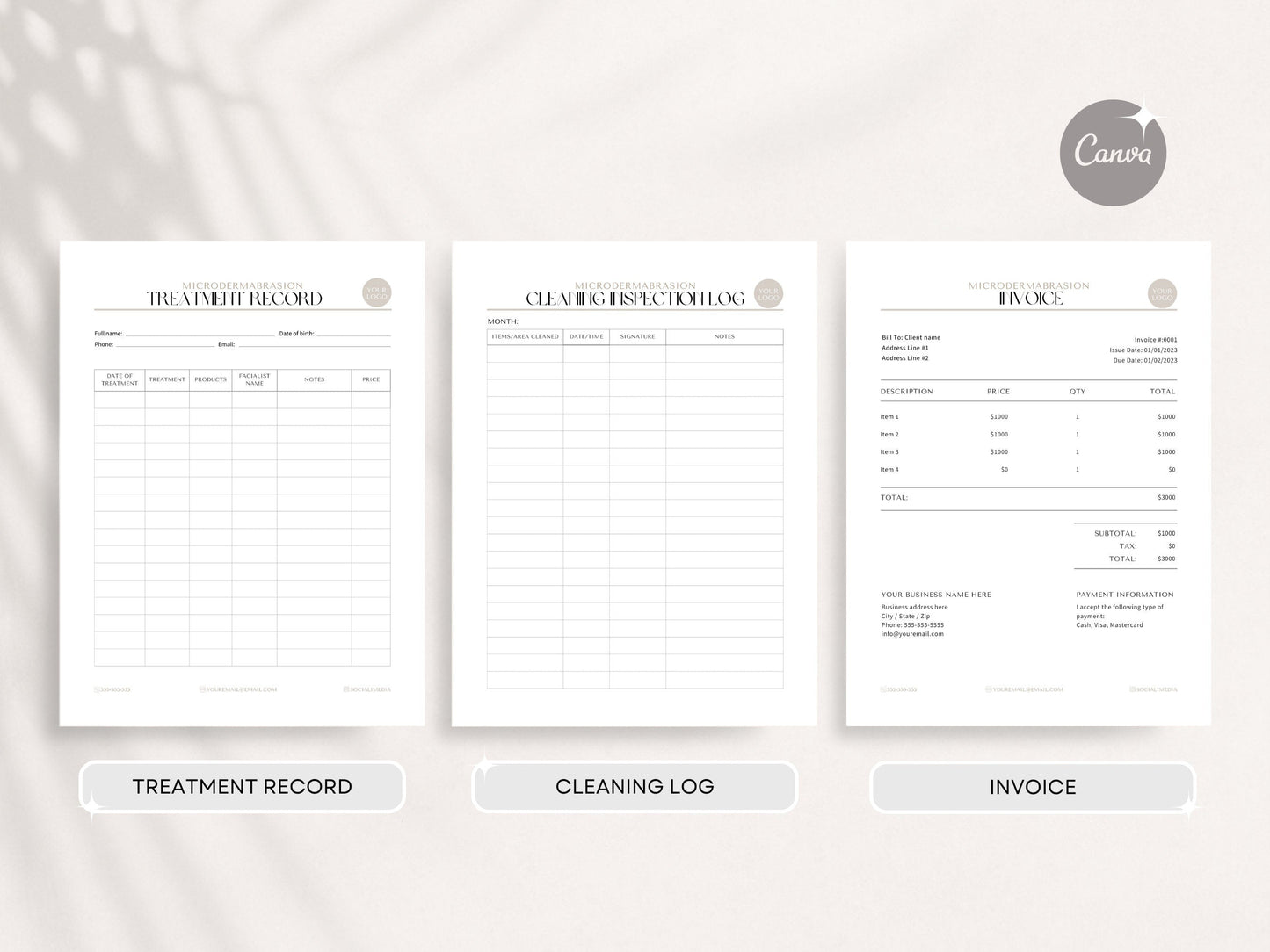 Microdermabrasion Consent Forms