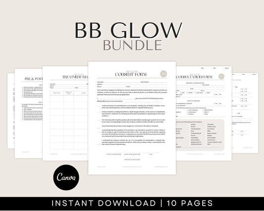 BB Glow Consent Form Templates