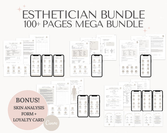 Esthetician Templates