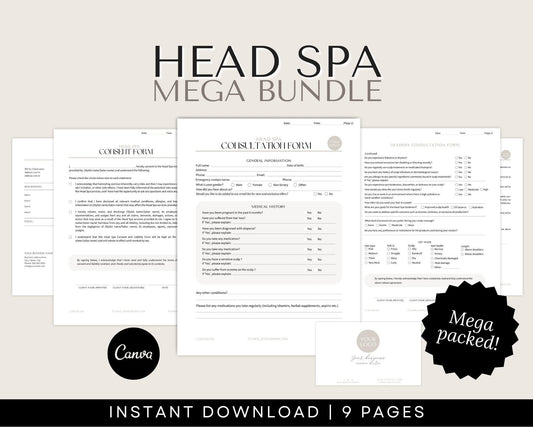 Head Spa Consent forms