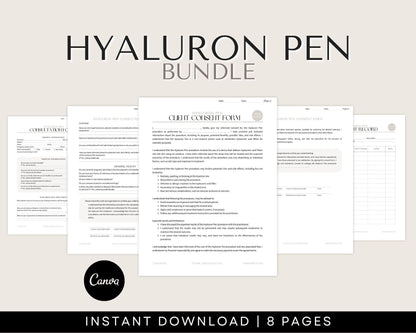 Hyaluron Pen Consent Forms