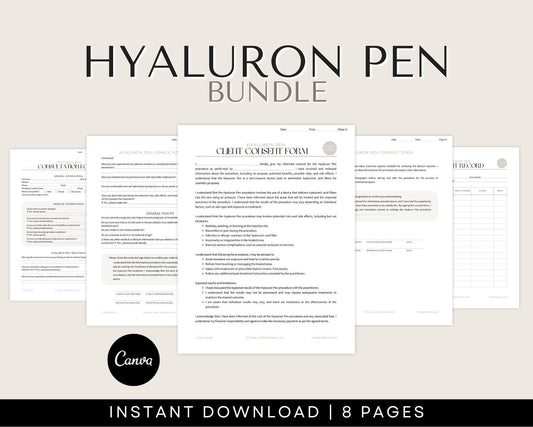 Hyaluron Pen Consent Forms