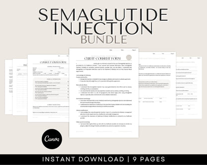 Semaglutide Injection Consent Form Templates