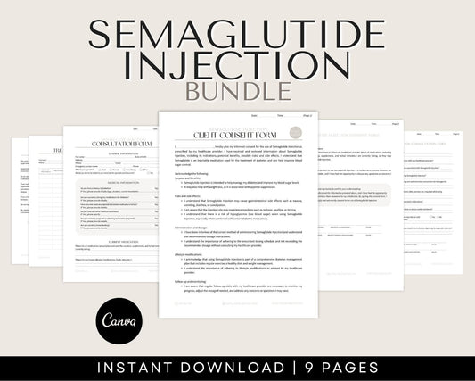 Semaglutide Injection Consent Form Templates
