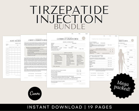 Tirzepatide injection consent forms