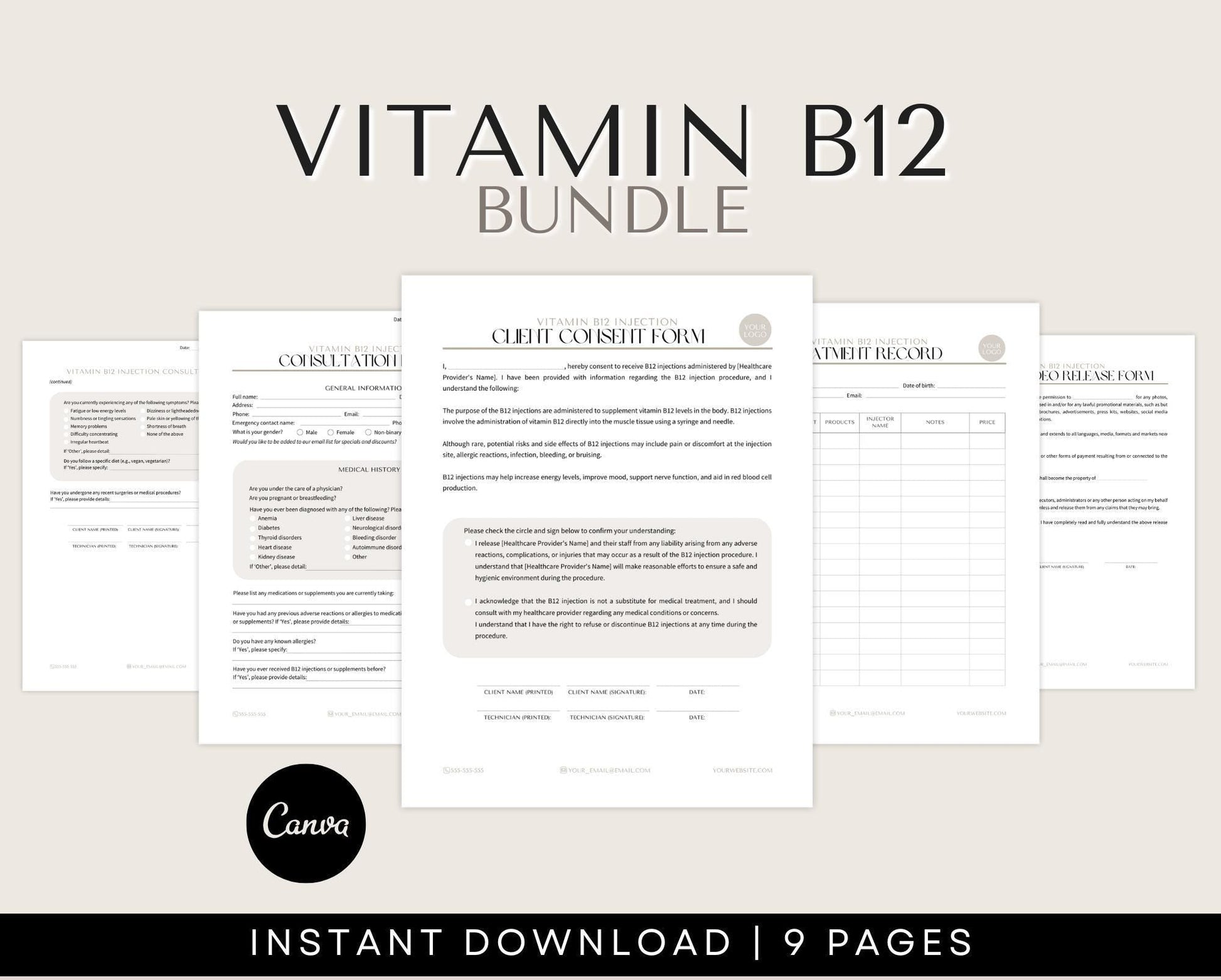 B12 Consent Forms